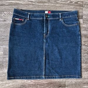 TOMMY HILFIGER Blue Denim/Jean Skirt